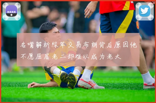 名嘴解析绿军交易布朗背后原因他不愿屈居老二却难以成为老大